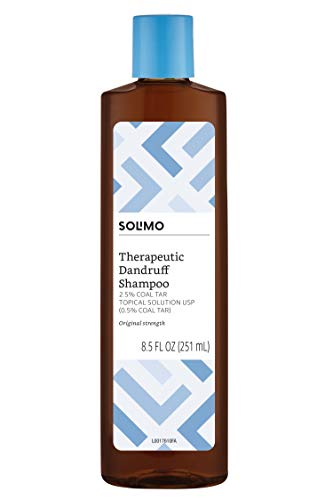 Amazon Brand - Solimo Therapeutic Dandruff Shampoo, Original Strength, 8.5 fl oz