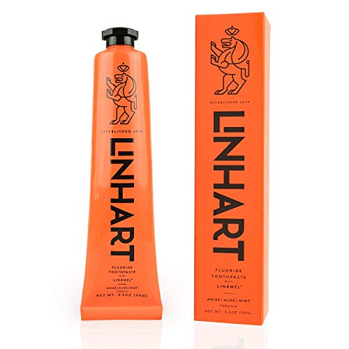 Book Cover Linhart Whitening Toothpaste - Teeth Whitening, Enamel Strengthening Toothpaste with Mint Flavor (3.5 oz)