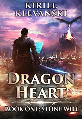 Book Cover Dragon Heart: Stone Will. LitRPG wuxia series: Book 1