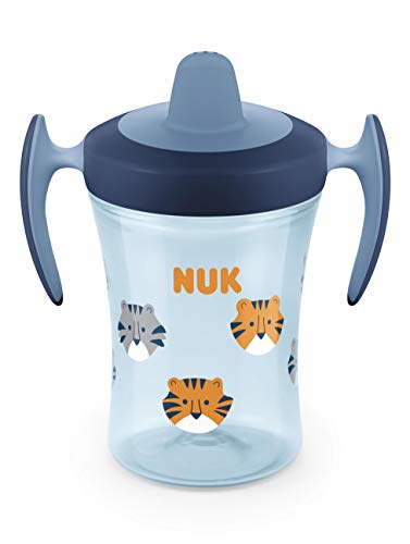 Book Cover NUK Evolution Learner Sippy Cup, Blue, 8oz 1pk