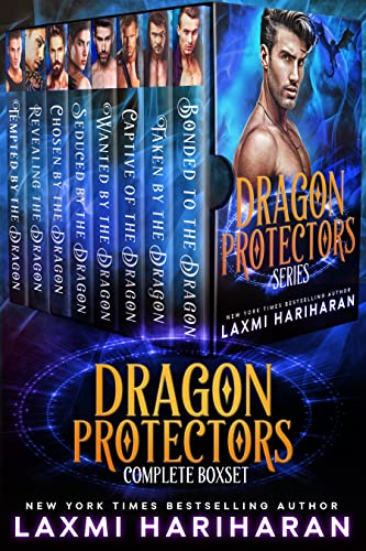 Book Cover Dragon Protectors Boxed Set: Dragon Shifter Vampire Fated Mates Romance