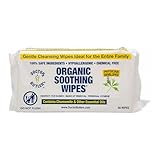 Doctor Butler's Soothing All-Purpose Wet Wipes for Sensitive Skin, Made with Organic Bamboo, Face Wipes, and Bathroom Cleanup with Chamomile and Essential Oils* (1 Pack - 60 Count)