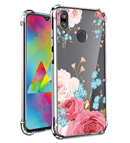 Compatibility for Galaxy M20 Case, Starhemei Shock-Resistant Flexible TPU Gasbag Protection Rubber Soft Silicone Anti Dropping Phone Case Cover for Samsung Galaxy M20 (Penoy)