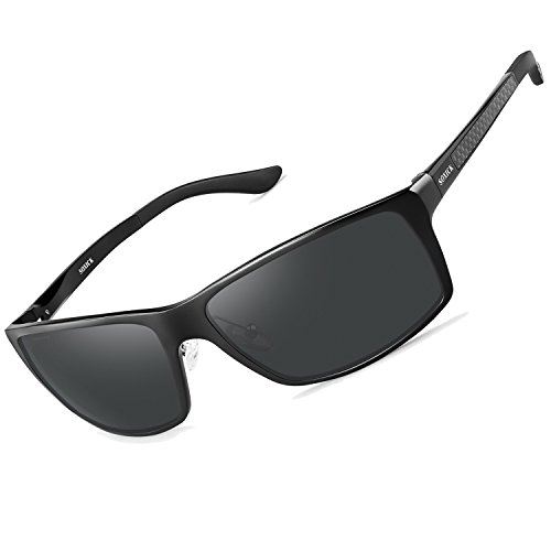 Book Cover SOXICK Polarized Sunglasses for Men Women - Adjustable Metal Frame Driving Glasses