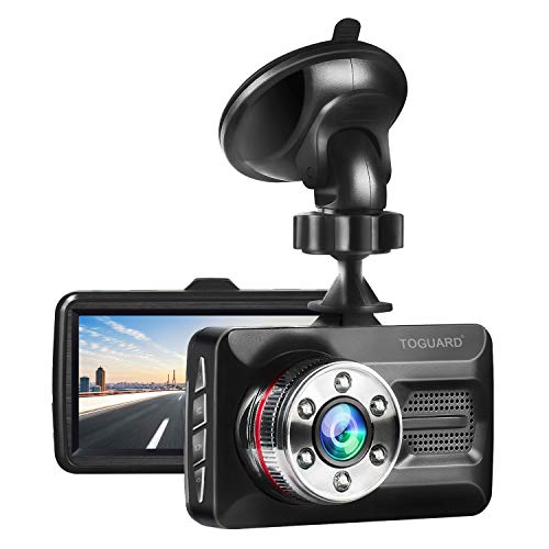 TOGUARD Dash Cam 1080P Full HD Car Camera DVR Dashboard Camera for Cars with Super Night Vision, 3" Screen 170Â° Wide Angle, Parking Monitor, G-Sensor, WDR, Motion Detection