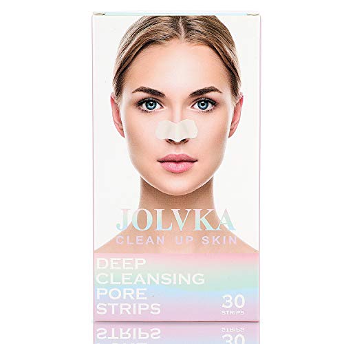 JOLVKA Blackhead Pore Strips, 34 strips, Blackhead Remover Deep Cleansing Pore Strips For Nose,