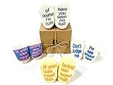 Cute Quote Baby Socks Gift Set 4 Pair Baby Shower Gift Anti-slip Unisex Boy Girl Newborn Present 0-12 Month