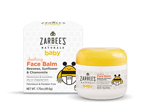Book Cover Zarbee's Naturals Baby Soothing Face Balm, Beeswax, Chamomile, 1.75 Ounce