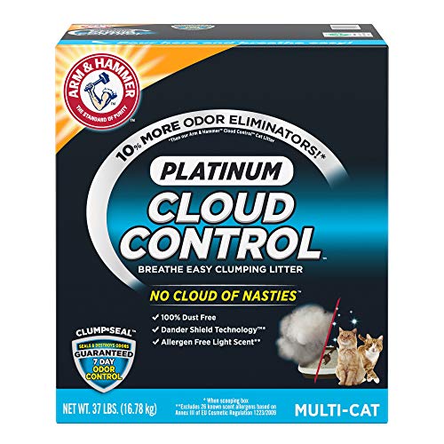 Book Cover Arm & Hammer Cloud Control Platinum Clumping Cat Litter 37LB