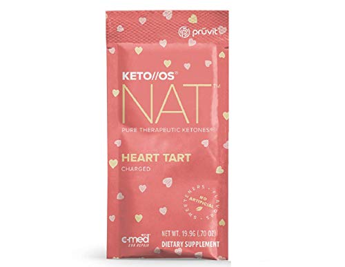 Book Cover Pruvit Keto//OS NAT Heart Tart Charged (5 Single Server Packets)