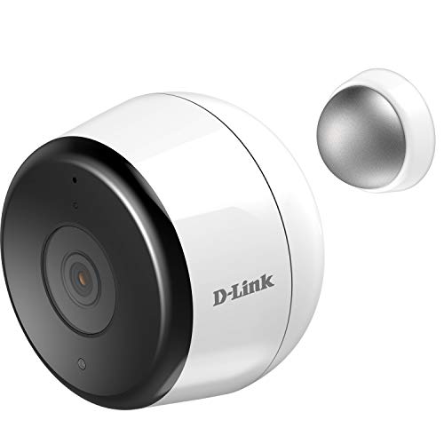 D-Link Outdoor Security Camera Wireless Wi-Fi Home Surveillance in Full HD, Phone App Notifications, Local & Cloud Recording Available, Works with Alexa (DCS-8600LH-US)