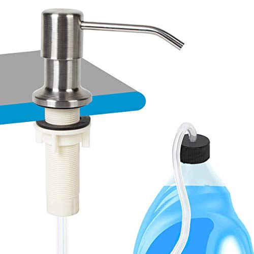 Soap Dispenser Extension Tube Kit 47" Come with Dispenser Pump,No Need to Fill Little Bottle Again!