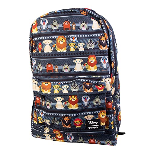 Book Cover Loungefly Disney's The Lion King Characters Print Backpack Standard