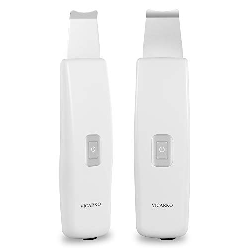K-SKIN VICARKO Skin Scrubber Facial Scrubber Blackhead Removal Scraper and Gentle Peel Device Cordless Pore Cleanser Facial Cleansing Brush Exfoliator Comedone Extract