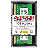 A-Tech 4GB RAM Replacement for Synology D3NS1866L-4G | DDR3/DDR3L 1866 MHz PC3L-14900 SODIMM Non-ECC Unbuffered Memory Compatible for DS620slim, DS918+, DS718+, DS418play, DS218+