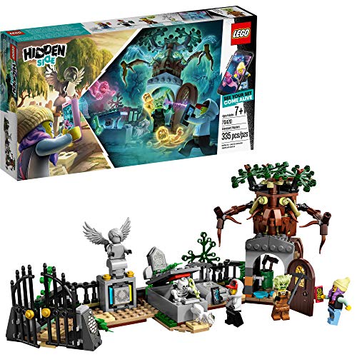 Book Cover LEGO Hidden Side Graveyard Mystery 70420 Building Kit, App Toy for 7+ Year Old Boys and Girls, Interactive Augmented Reality Playset (335 Pieces)