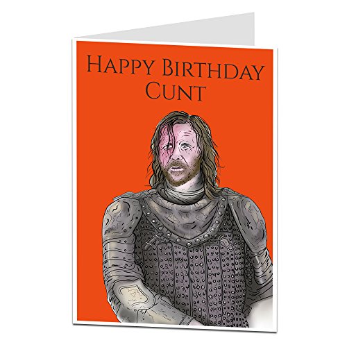 Offensive Funny Happy Birthday Card for Men Him Rude Obscene Message Perfect for Brother Friend