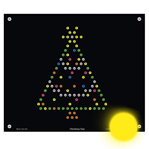 IllumiPeg Holiday Refill templates for Basic Fun Lite Brite Ultimate Classic (10 Sheets, 7x8)