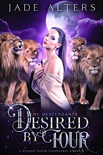 Book Cover Desired by Four (The Descendants Book 2)