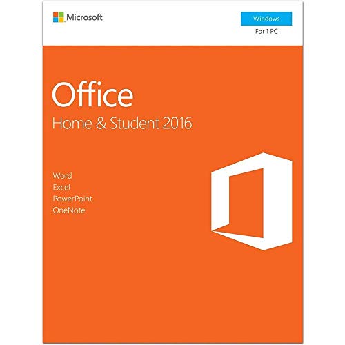 Book Cover Office 2016 Home and Student Product Key Card | English Language | For PC
