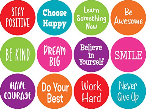 Spot On Positive Sayings Carpet Markers 4-inch (TCR77006)