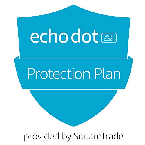 Book Cover 2-Year Protection Plan plus Accident Protection for Echo Dot 3rd-Gen with clock  (2019 release, delivered via e-mail)