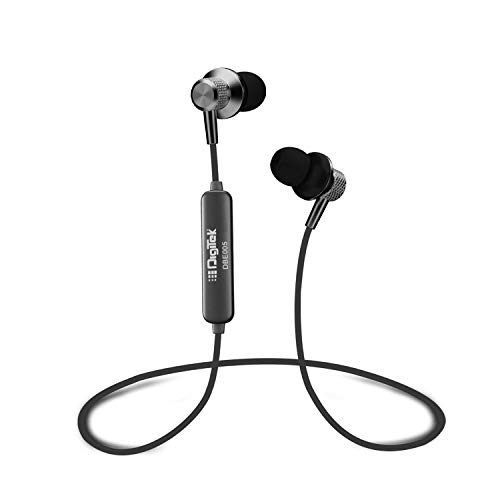 Digitek DBE005 Wireless Bluetooth Surround Sound Earphone with Calling Microphone (Black)