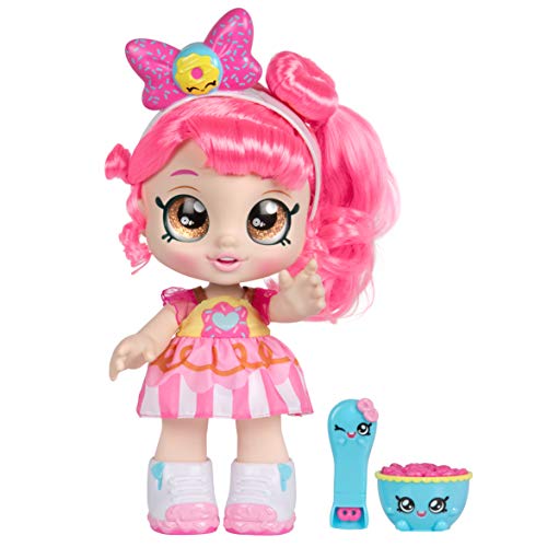 Kindi Kids Snack Time Friends - Pre-School Play Doll, Donatina - for Ages 3+ | Changeable Clothes and Removable Shoes - Fun Snack-Time Play, for Imaginative Kids