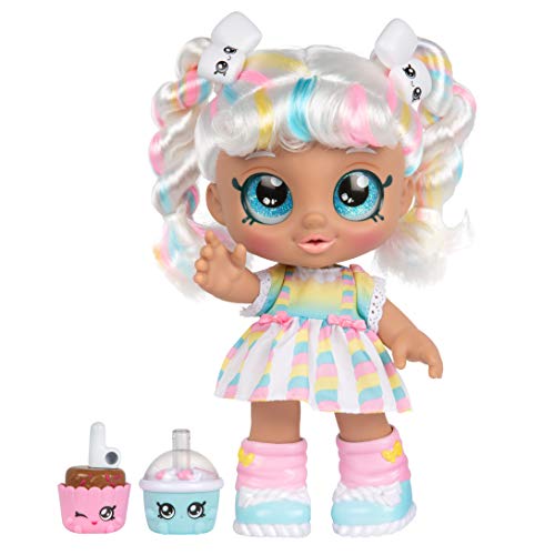 Kindi Kids Snack Time Friends - Pre-School Play Doll, Marsha Mello - for Ages 3+ | Changeable Clothes and Removable Shoes - Fun Snack-Time Play, for Imaginative Kids