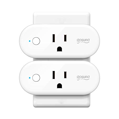 Book Cover Smart Plug, Gosund 16A Smart Outlet Compatible with Alexa, Google Home, IFTTT for Voice Control, No Hub Required, Wi-Fi Remote Control Your Smart Socket from Anywhere, ETL and FCC Listed (2 Pack)