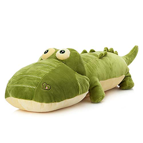 Book Cover Crocodile Big Hugging Pillow, Soft Alligator Plush Stuffed Animal Toy Gifts for Kids, Birthday, Christmas 25.6