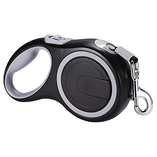 EC.TEAK Retractable Dog Leash, 26 Foot Dog Walking Leash for Medium Large Dogs up to 110lbs, One Button Break & Lock, Heavy Duty No Tangle, Large