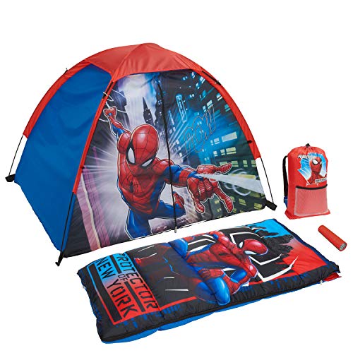 Book Cover Marvel Spiderman 4 Piece Camp Kit