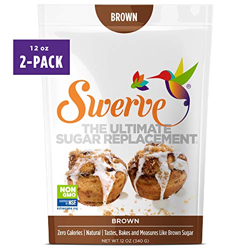 Book Cover Swerve Sweetener, Brown Bundle, 12 oz pack of 2