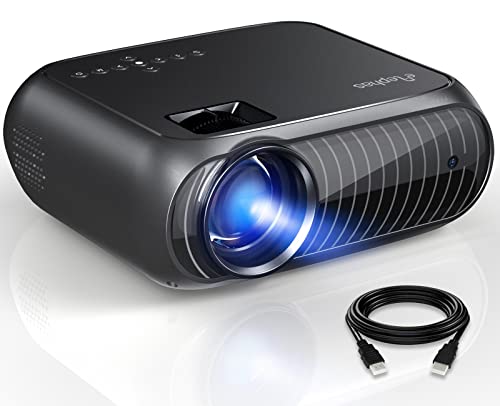 ELEPHAS Projector, 8000L Movie Projector with High Contrast of 9000:1, Home Projector, Phone Projector, Compatible with iPhone, Android