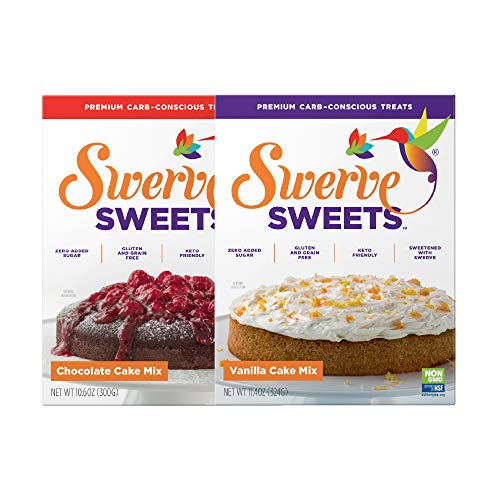 Book Cover Swerve Sweets, Cake Mix Bundle, Chocolate and Vanilla Cake Mixes
