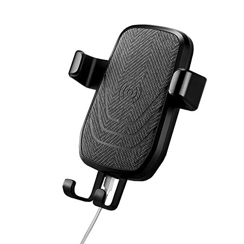 Wireless Car Charger SEVENKA Gravity Car Mount Air Vent Phone Holder, Quick Charge for Samsung Galaxy S9, S9 Plus, S8, S8 Plus, Note 8, Note 5, Standard Charge for iPhone X, 8, 8plus