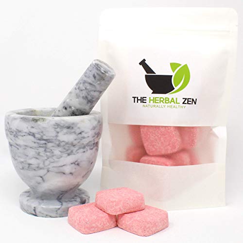 Book Cover Headache Rx Shower Steamers with Essential Oils by The Herbal Zen Aromatherapy Shower Bombs