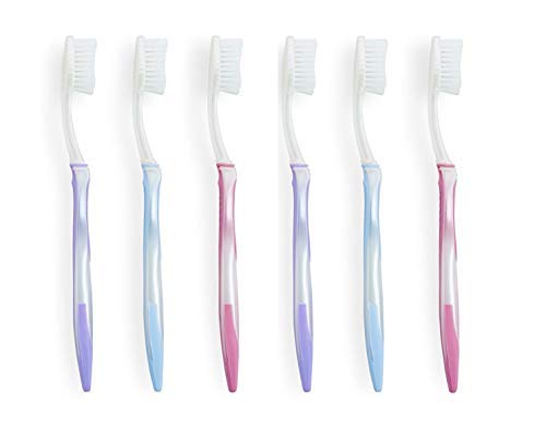 Colgate Battery Powered Wave Sensitive Toothbrush, Compact Head, Ultra Soft - Pack of 6