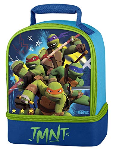 Book Cover Thermos Dual Compartment Lunch Kit, TMNT Attack