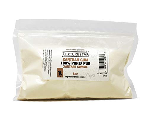 Texturestar Xanthan Gum Powder, 8 oz (227 g) - Gluten Free - Perfect for Low Carb Keto Cooking, Thickening Sauces, Gravies, Smoothies & more