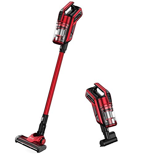 Proscenic Vacuum Cleaner,Powerful Suction Red