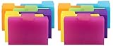 Smead SuperTab File Folder, Oversized 1/3-Cut tab, Letter Size, Poly, 18 per Pack (10515) - 2 Pack