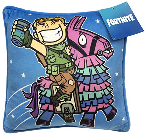 Book Cover Jay Franco Fortnite Ranger & Llama Decorative Pillow Cover - Throw Pillow Cover - Super Soft Bedding (Official Fortnite Product)