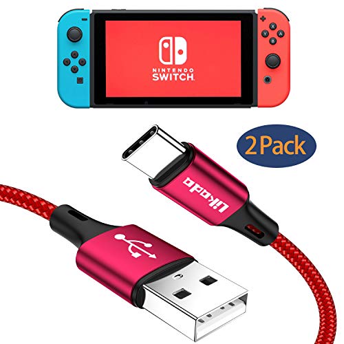 Charger Charging Cable for Nintendo Switch/Switch Lite, USB Type C Cable 10Ft Nylon Braided USB C to USB A Fast Data Sync Cord Compatible with Nintendo Switch, Google Pixel, Samsung Galaxy