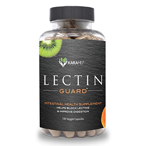 Book Cover KaraMD Lectin Guard | Doctor Formulated Natural & Concentrated Lectin Blocker Digestive Blend Supplement | Complete Intestinal Health for Men & Women | Protect Against Harmful Lectins - 120 Capsules