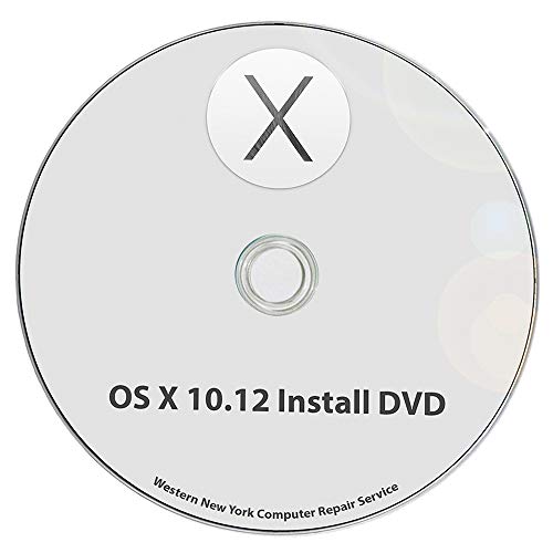 Mac OS X 10.12 Sierra Full OS Install - macOS Reinstall/Recovery Upgrade Downgrade/Repair Utility Complete Factory Reset Disc CD DVD Drive Disk