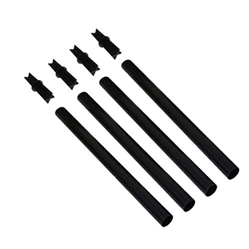 Aityvert Extension Pipe for Solar Torch Lights Replacement Extension Pipe of Solar Flame Lights Set of 4