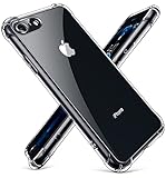 iPhone 8 Case iPhone 7 Case CANSHN Clear iPhone 7/8 Case with Shock Absorption Technology Bumper Protective Case for iPhone 7(2016)/iPhone 8(2017) - Clear