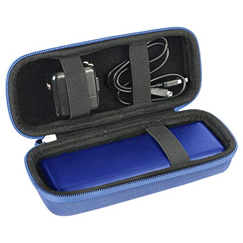 Khanka Hard Travel Case Replacement for Anker PowerCore II 20100 Speed Quick Charge 3.0 20100mAh Portable Charger External Battery Power Bank (Blue)
